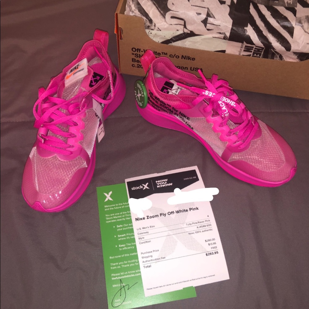 Off white nike zoom sneakers